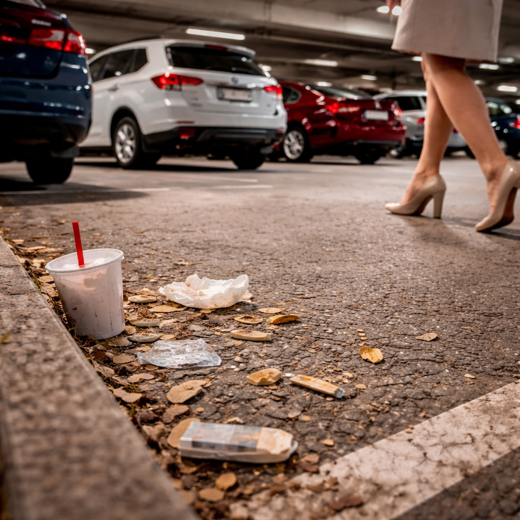 Parking Garage Sweeping